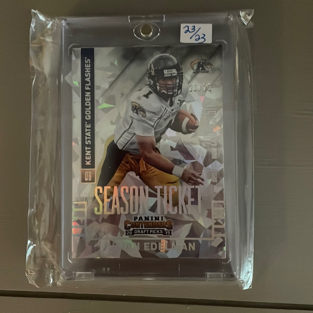 Panini Contenders Julian Edelman 23/23 Season ticket
